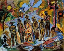 Beauford Delaney : Can Fire in