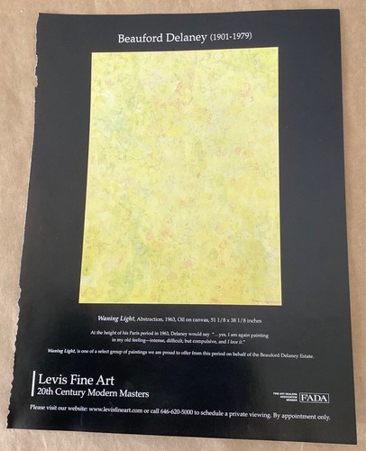 Beauford delaney levis - beauford, at