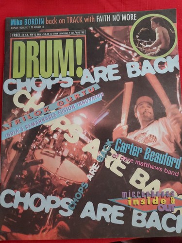 Drum magazine carter beauford - drum!,