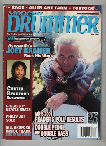 Modern drummer mag - drummer, joey