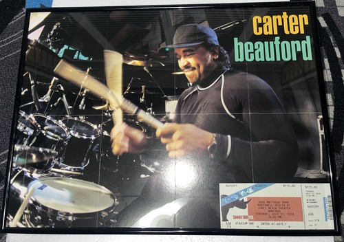 Custom framed carter beauford - framed,