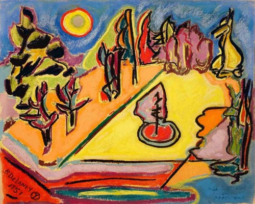 Beauford delaney paysage - beauford,