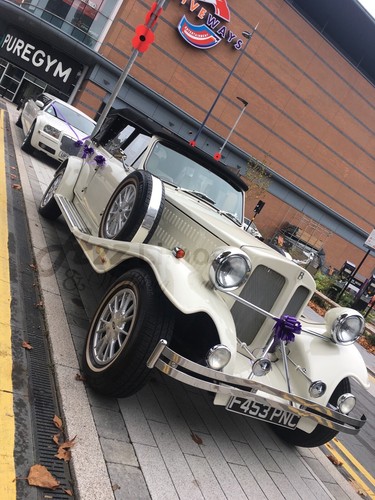 Vintage classic wedding car - vintage,