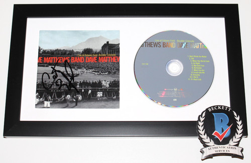 Carter beauford signed framed - signed,