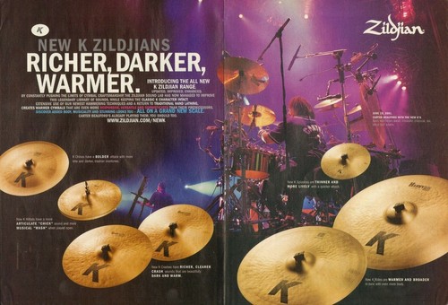 2002 2pg print zildjian - 2pg, of